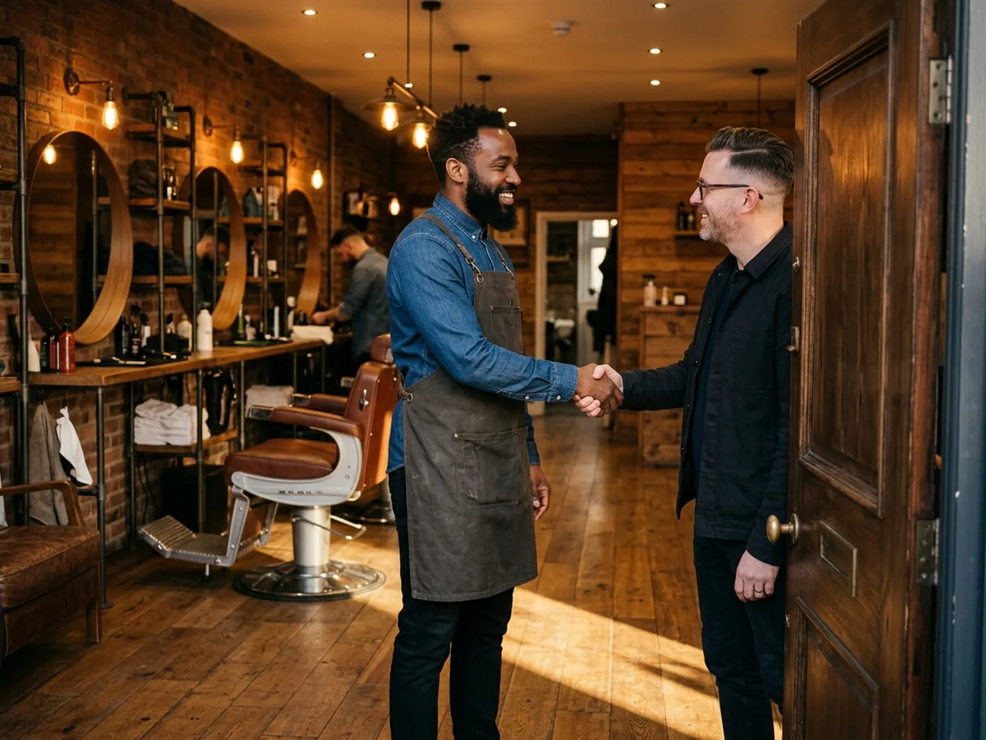 Fade Lab barbershop hero